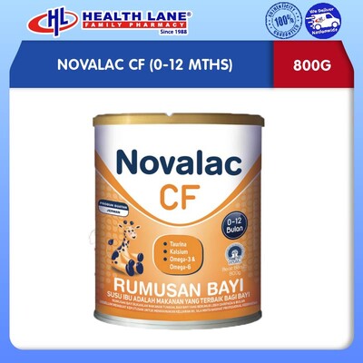 NOVALAC CF (0-12 MTHS) (800G)